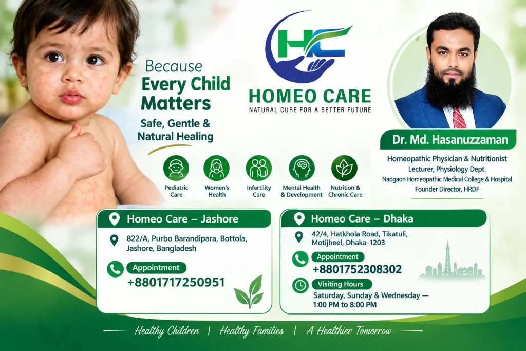 শিশুদের হাম বা Measles-এর লক্ষণ, চিকিৎসা, করণীয় ও টিকার তথ্য